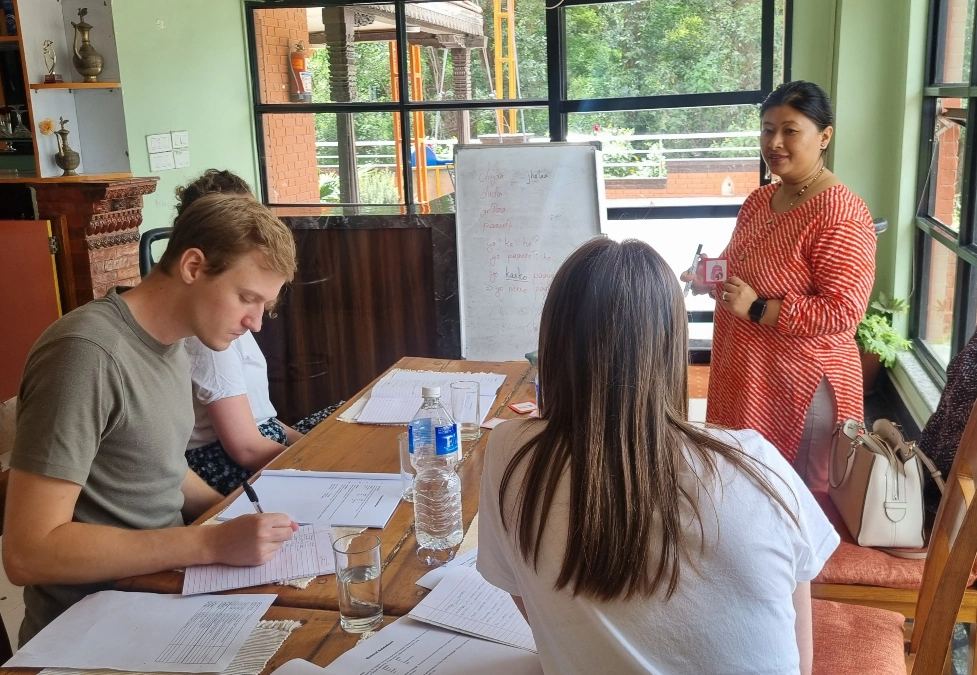 Nepali language class